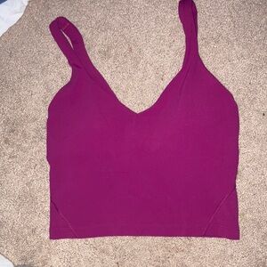 Lululemon Maroon align tank